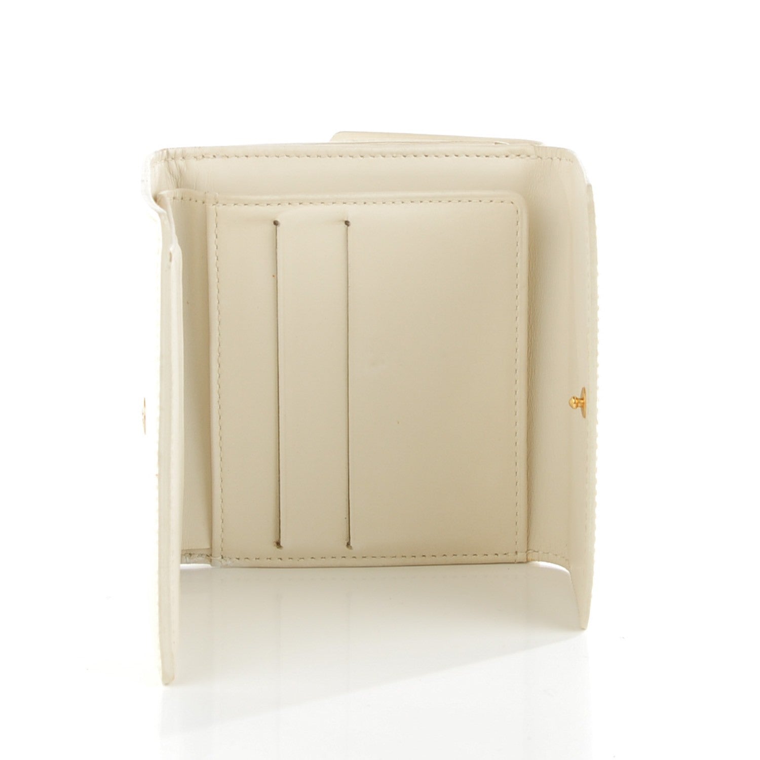 Louis Vuitton Vernis Elise Wallet Blanc Corail 5 of 10