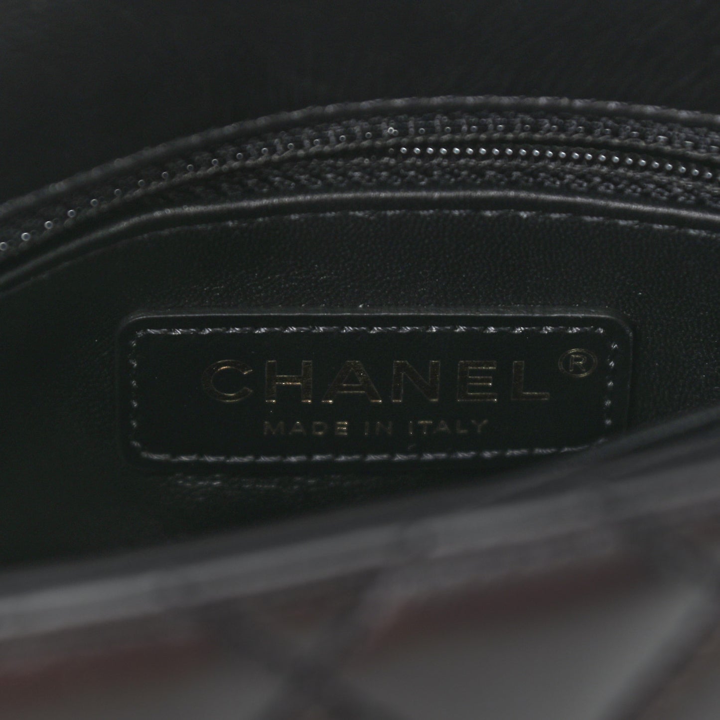 Calfskin Crystal Quilted Extra Mini Coco Handle Flap Black