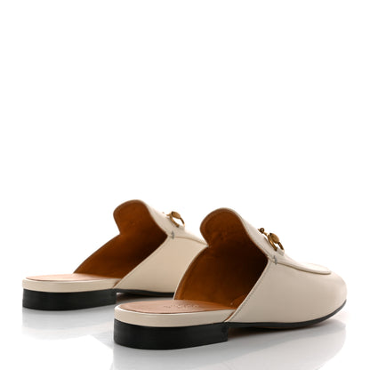 Gucci Malaga Kid Womens Princetown Slippers 37.5 Mystic White 4 of 9