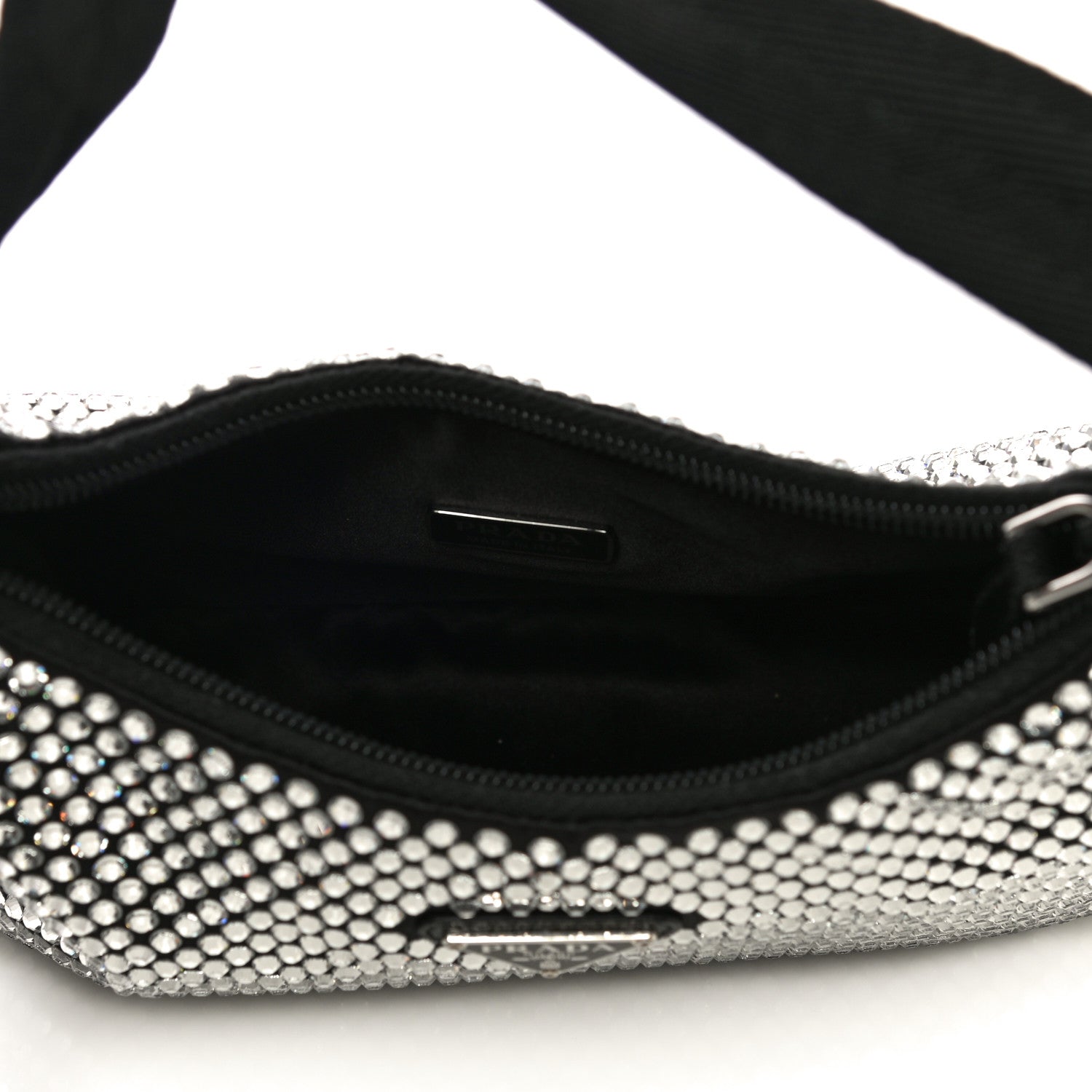 Prada Satin Crystal Mini Re-Edition 2000 Bag Cristal 5 of 13