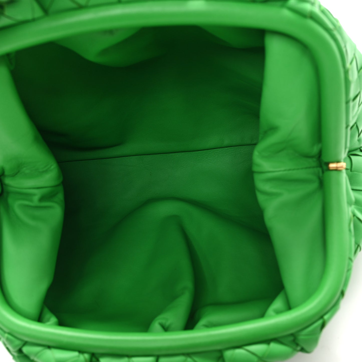 Nappa Maxi Intrecciato The Pouch Oversized Clutch Parakeet