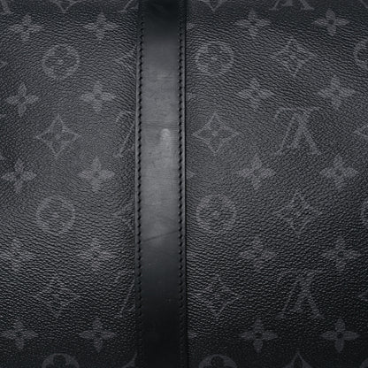 Louis Vuitton Monogram Eclipse Keepall Bandouliere 55 10 of 16