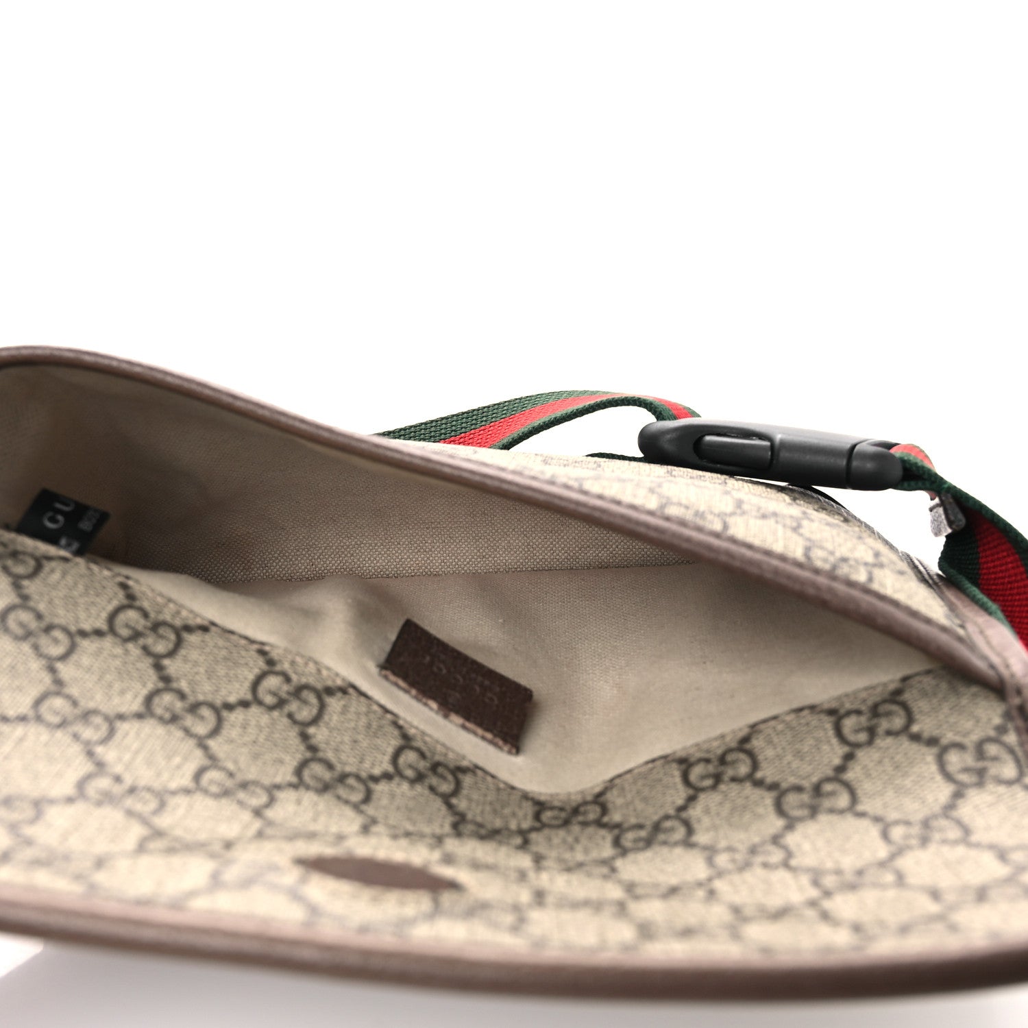 Gucci GG Supreme Monogram Neo Vintage Web Belt Bag Brown 5 of 12