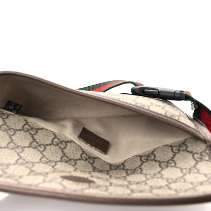 Gucci GG Supreme Monogram Neo Vintage Web Belt Bag Brown 5 of 12