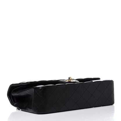 Chanel Lambskin Quilted Medium Double Flap Black 4 of 11