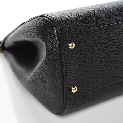 Dolce & Gabbana Dauphine Large Miss Sicily Satchel Black 9 of 12
