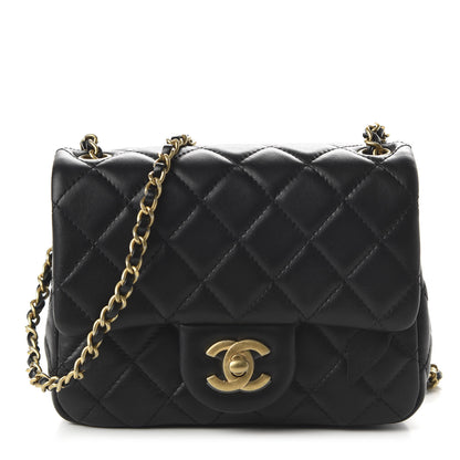 Chanel Lambskin Quilted Mini Pearl Crush Flap Black 1 of 11