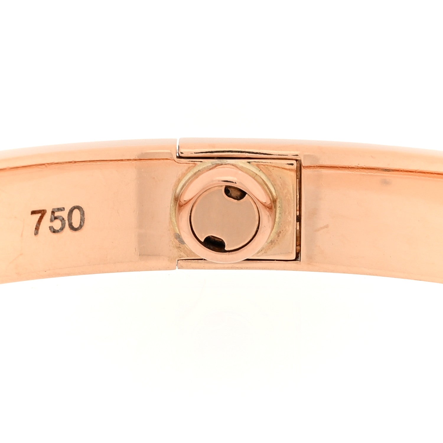 Cartier 18K Pink Gold 4 Diamond LOVE Bracelet 16 4 of 6