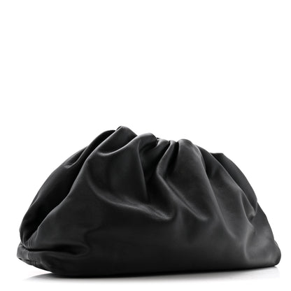 Bottega Veneta Smooth Butter Calf The Pouch Oversized Clutch Black 3 of 11