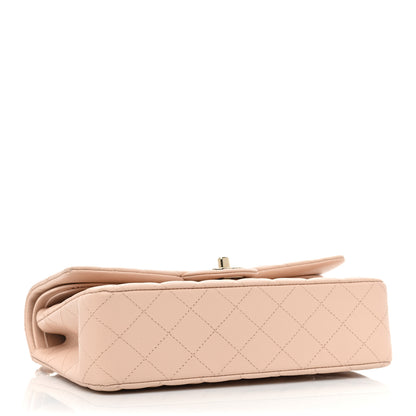 Chanel Caviar Quilted Medium Double Flap Light Beige 4 of 13