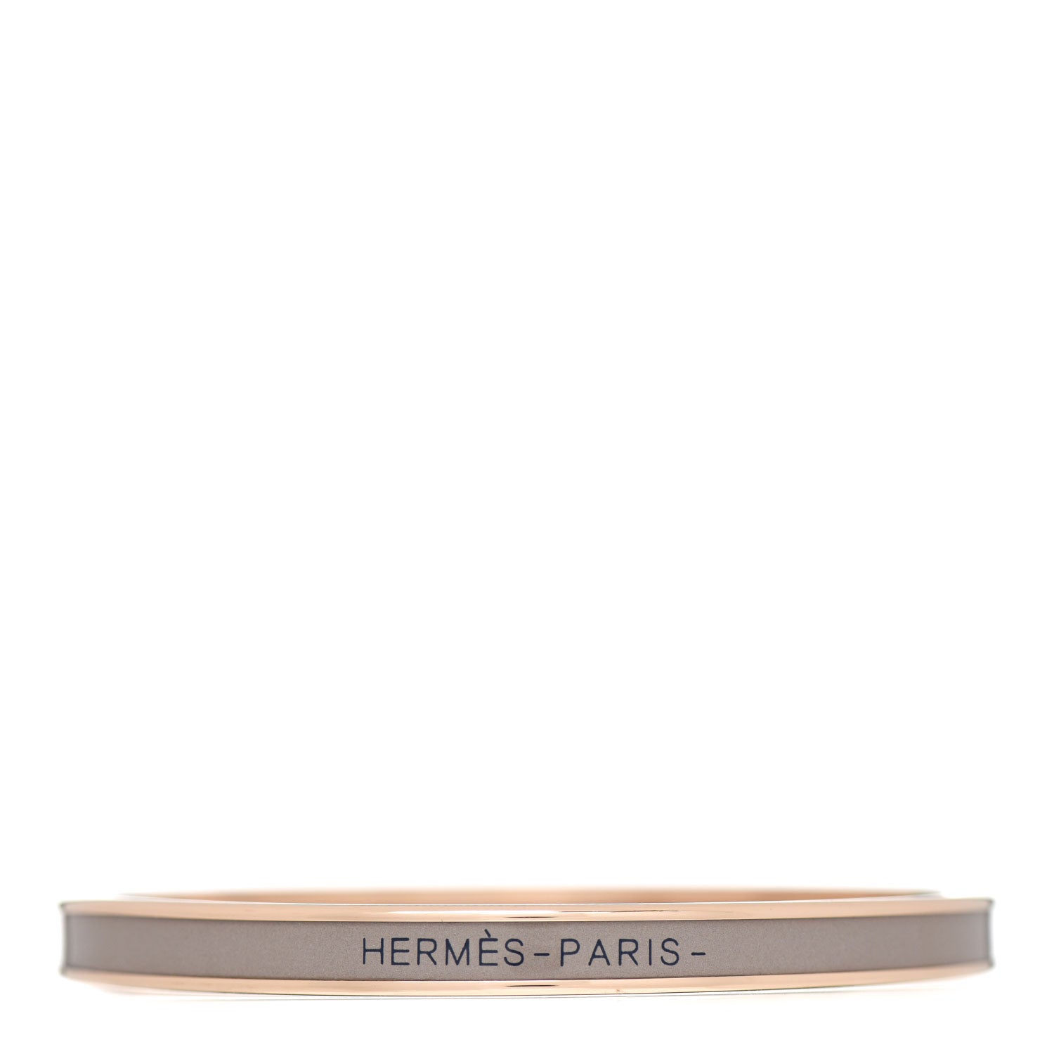 Hermes Enamel Uni Bangle 62 Marron Glace 1 of 4