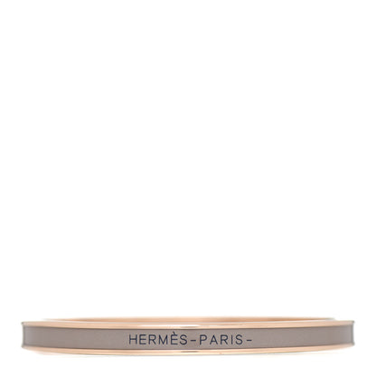 Hermes Enamel Uni Bangle 62 Marron Glace 1 of 4