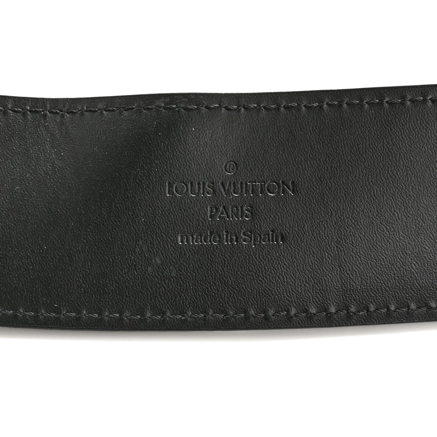 Damier Graphite 40mm LV Initiales 90 36 Belt