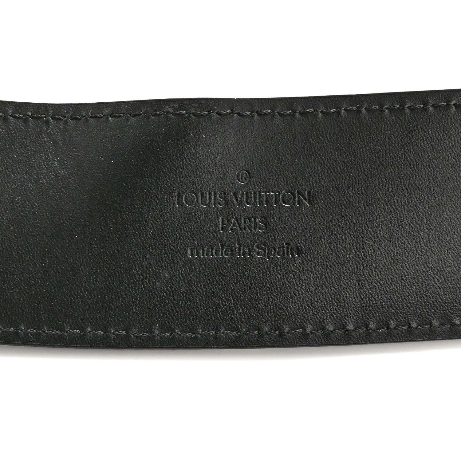 Louis Vuitton Damier Graphite 40mm LV Initiales 90 36 Belt 5 of 9