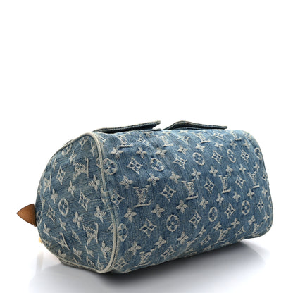 Louis Vuitton Monogram Denim Neo Speedy Blue 4 of 12