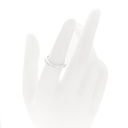 Tiffany Sterling Silver Narrow Notes Ring 52 6 2 of 4