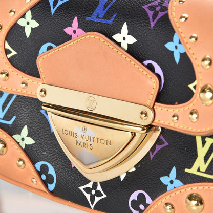 Louis Vuitton Monogram Multicolor Marilyn Black 10 of 11