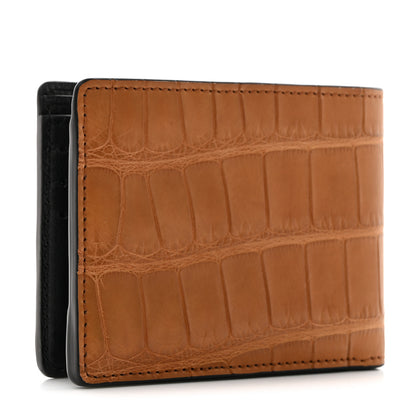 Louis Vuitton Crocodile Multiple Wallet Tan 3 of 7