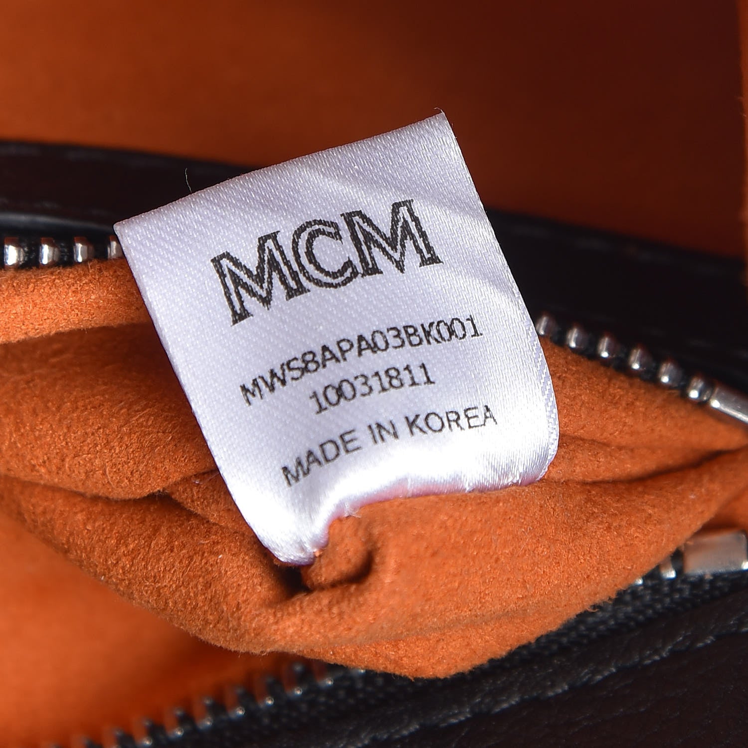 MCM Visetos Small Patricia Crossbody Bag Black 7 of 10