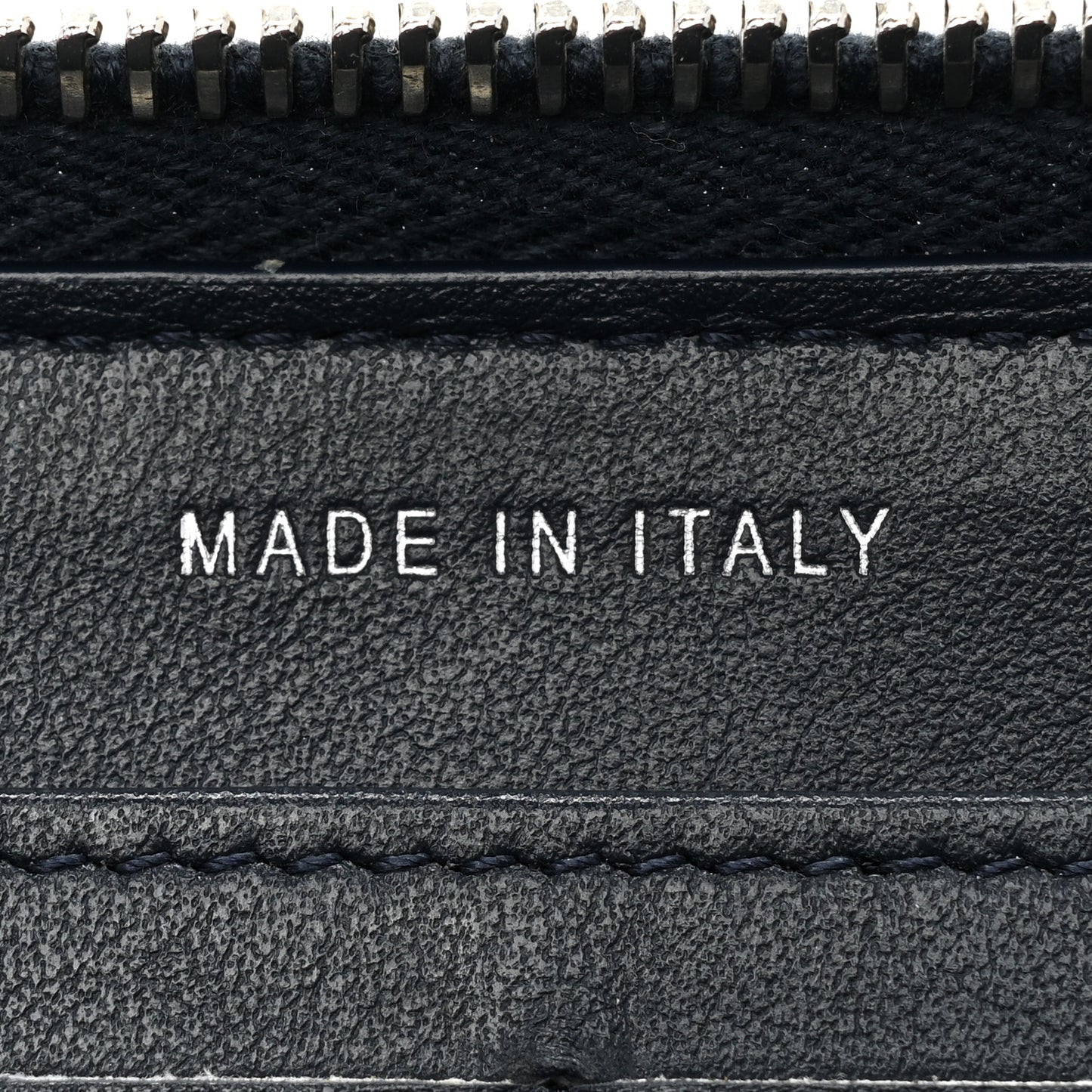 Caviar Quilted Large Gusset Zip Around Wallet Navy