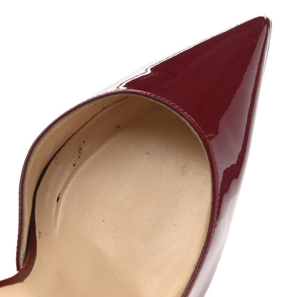 Christian Louboutin Patent Iriza 100 Pumps 37 Red 9 of 10