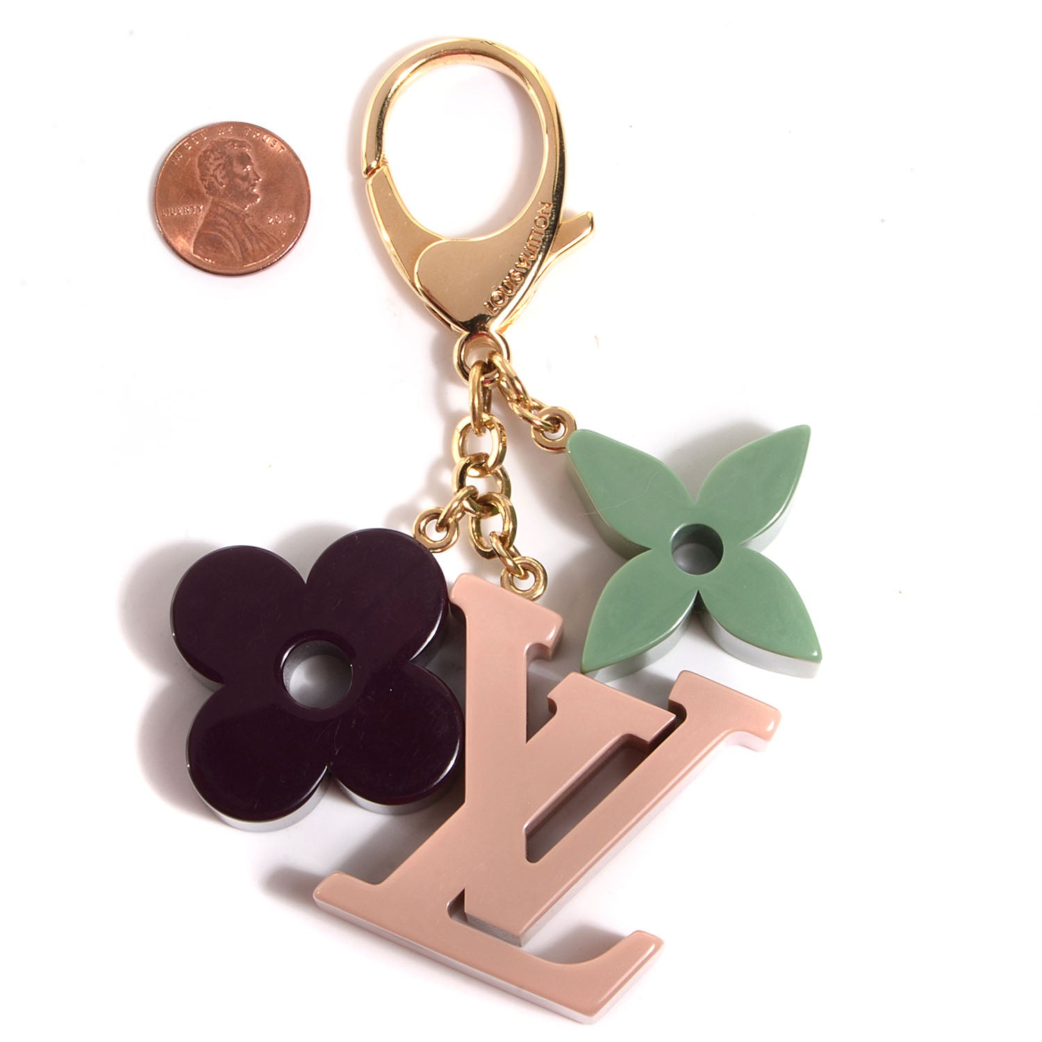 Louis Vuitton Resin Playtime Bag Charm Rose 2 of 5