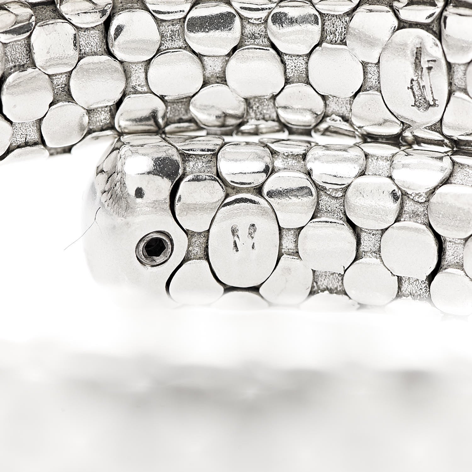 John Hardy Sterling Silver Dot Double Coil Bracelet 5 of 5