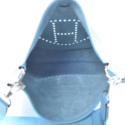 Hermes Taurillon Clemence Evelyne III GM Bleu Du Nord 5 of 10