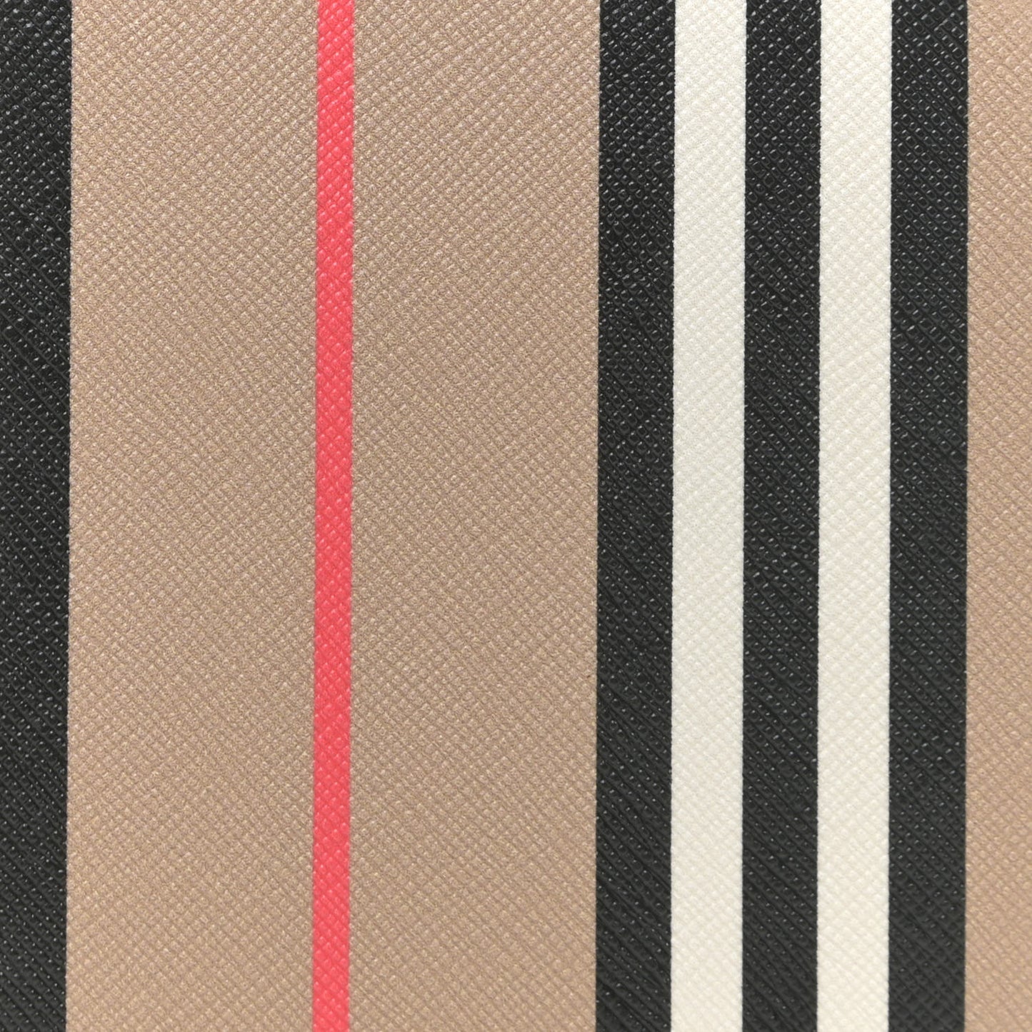 E-Canvas Calfskin Icon Stripe Louise Bag Archive Beige