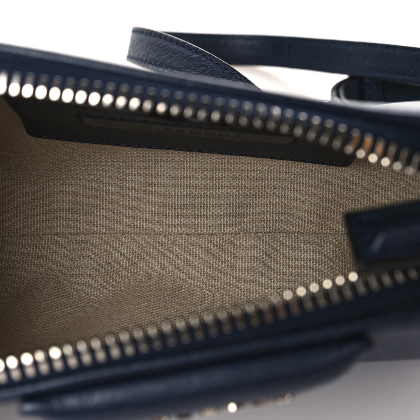 Sugar Goatskin Nano Antigona Midnight Blue
