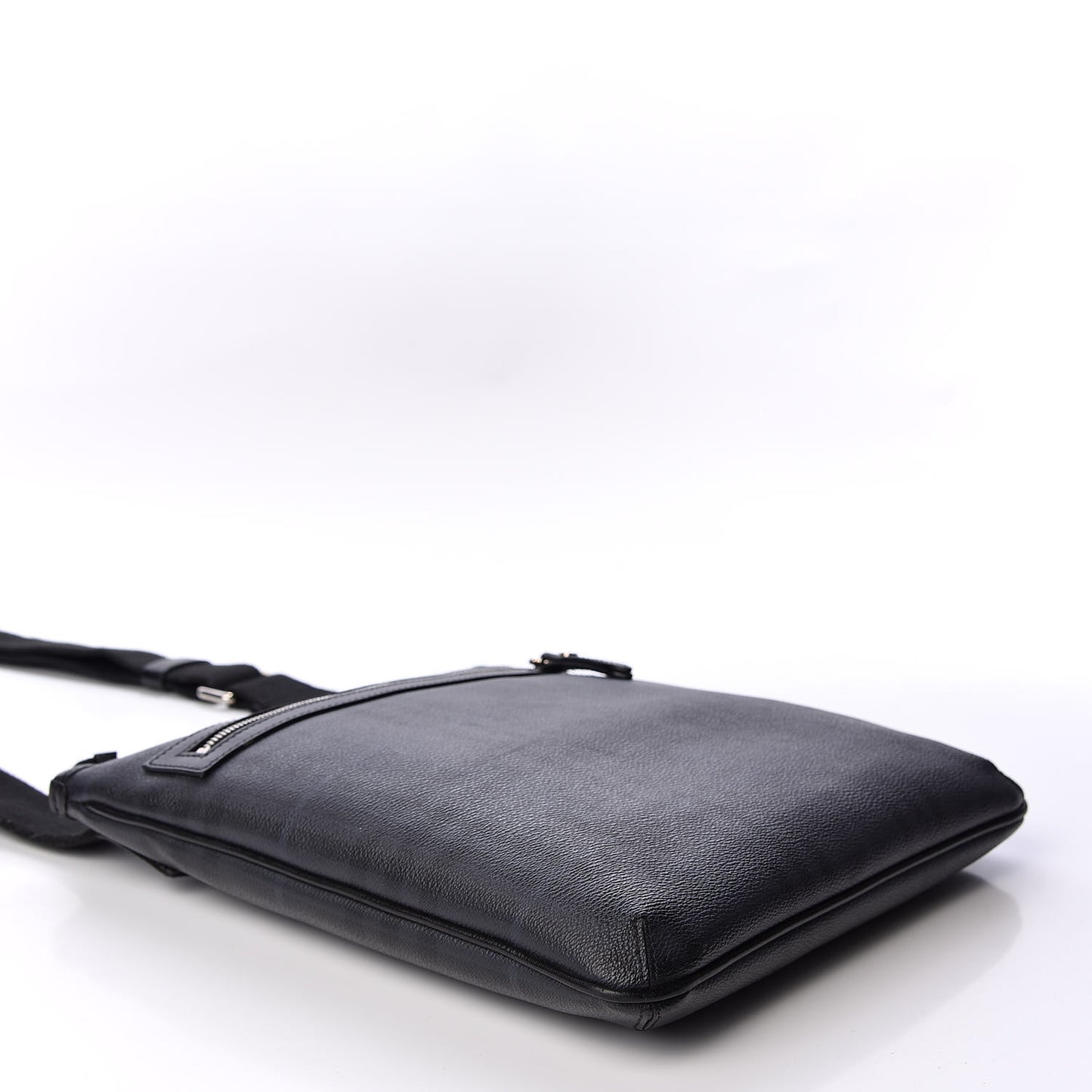 Haymarket Check Crossbody Messenger Bag Blue Black