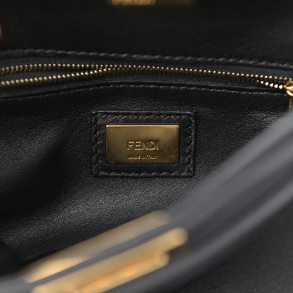 Fendi Nappa Mini Peekaboo Iconic Satchel Black 6 of 10