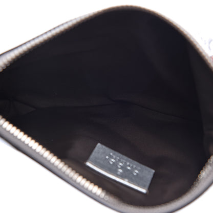 Gucci Metallic Guccissima Small Crossbody Bag Silver 5 of 10