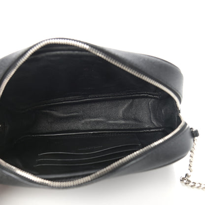 Saint Laurent Grain De Poudre Matelasse Monogram Mini Lou Camera Bag Asphalt 4 of 10