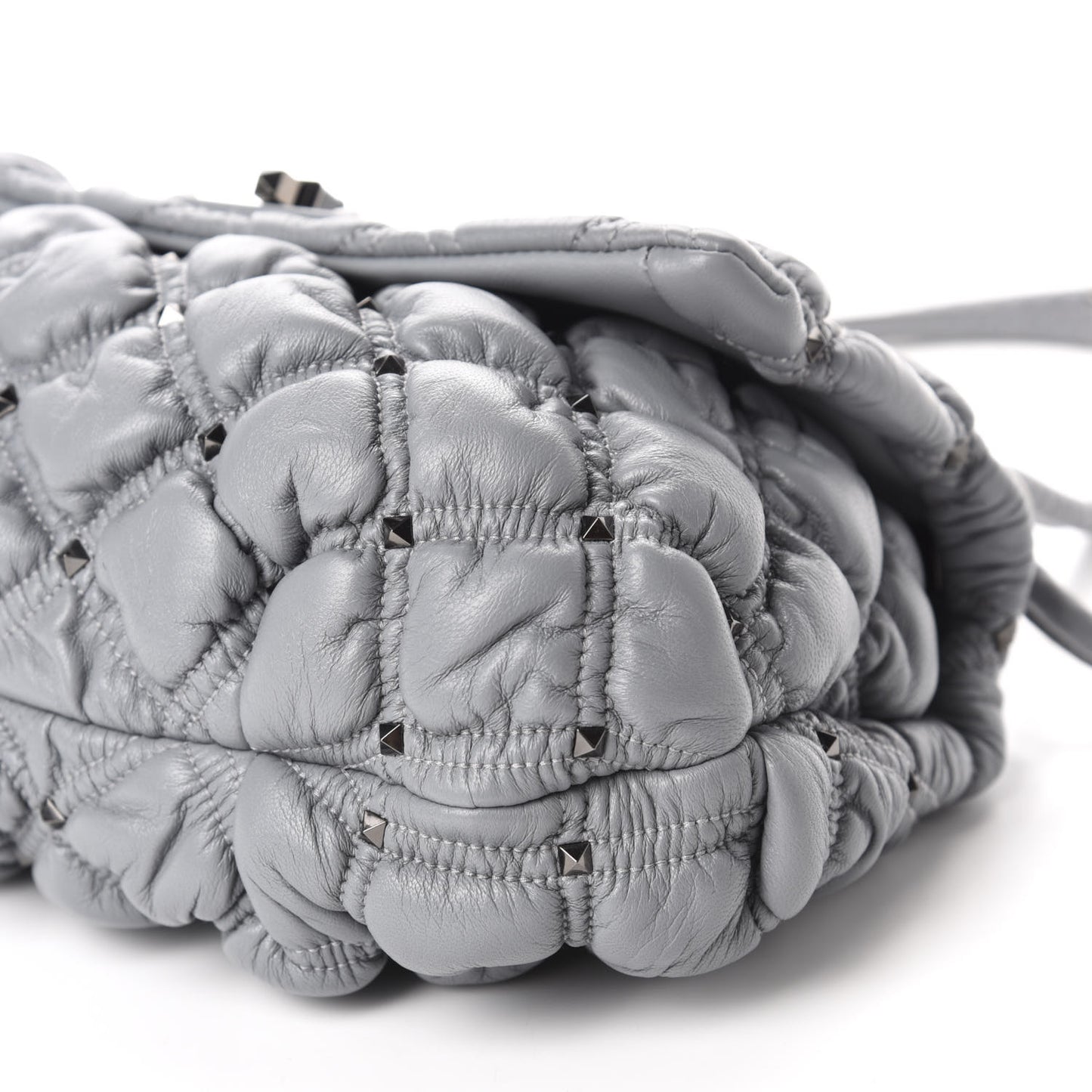 Nappa Medium Spikeme Shoulder Bag Nuage
