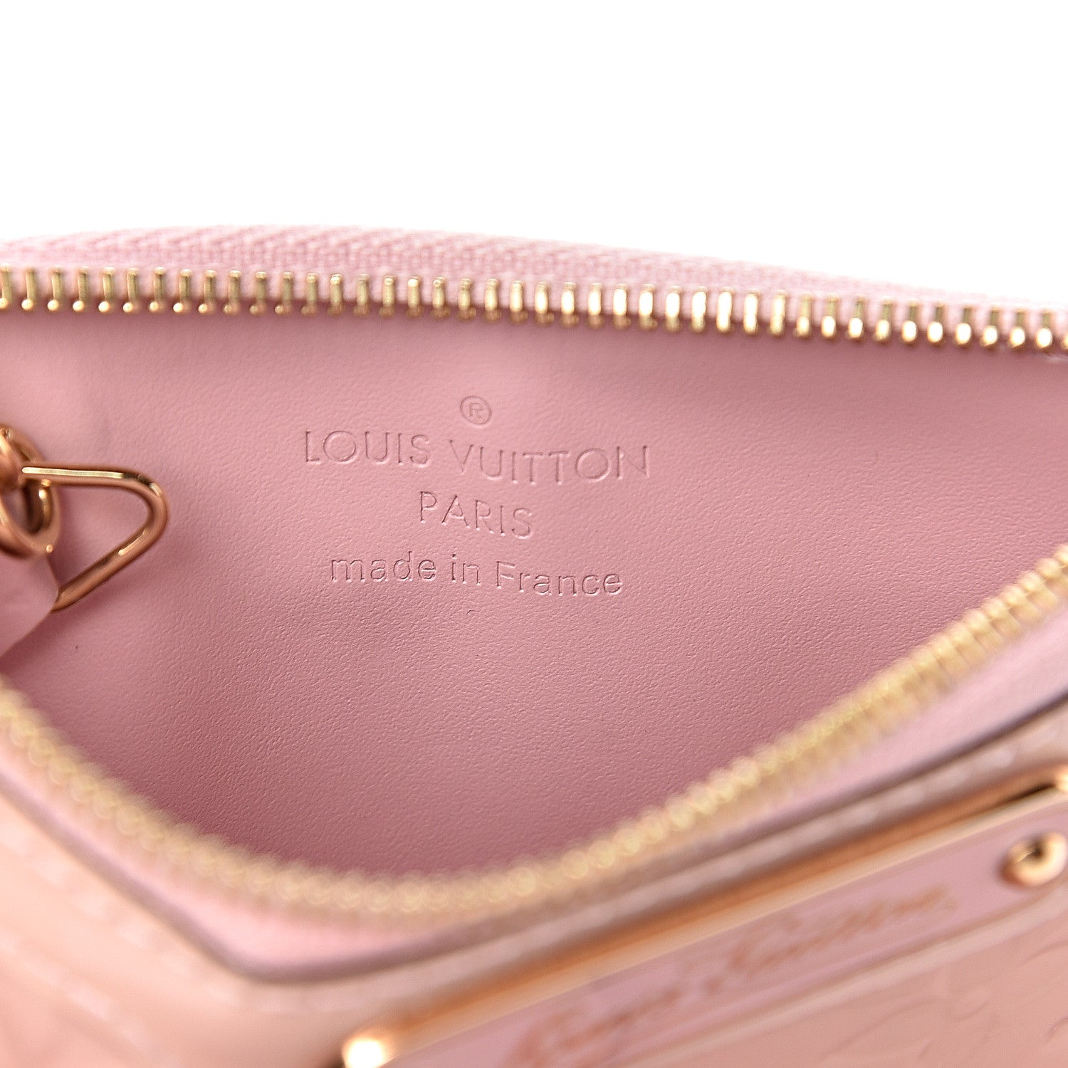 Louis Vuitton Vernis Key Pouch Rose Ballerine 6 of 8