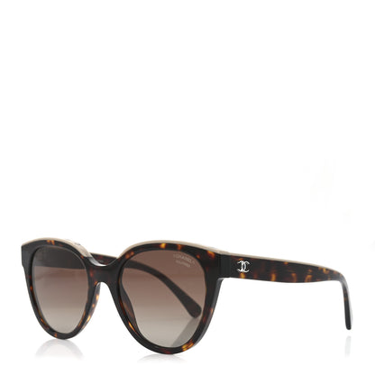 Chanel Acetate Polarized CC Butterfly Sunglasses 5414 Tortoise 1 of 7