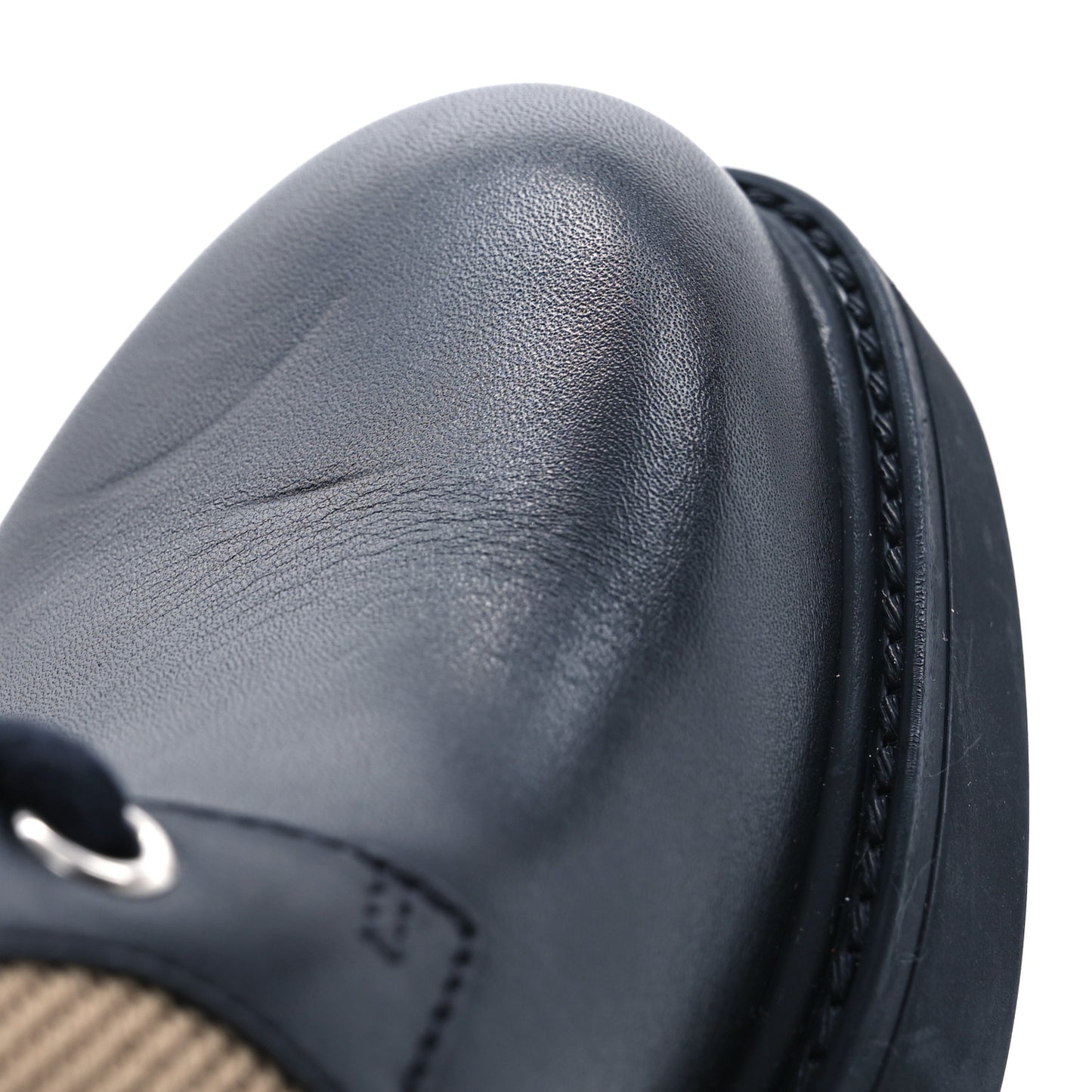 Flores Calfskin Monogram Maxi GG Nappa Matelasse Double G 40mm Ankle Boots 37 Black Camel Ebony