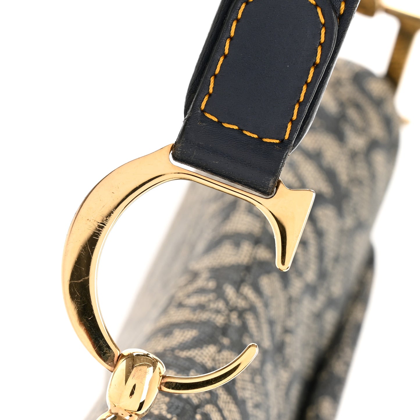 Monogram Saddle Bag Blue