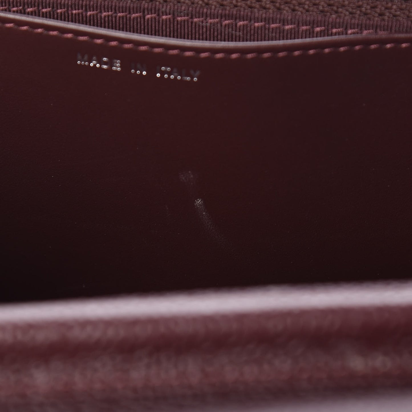 Caviar Quilted Wallet on Chain WOC Burgundy