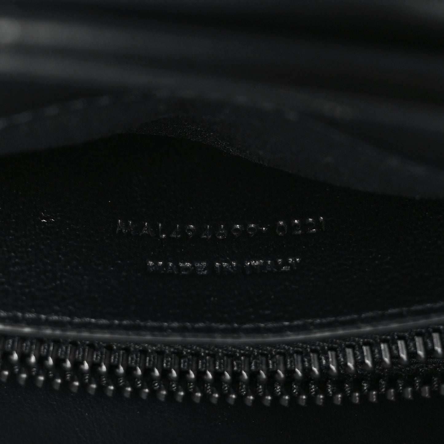 Calfskin Y Quilted Monogram Monochrome Small Loulou Chain Satchel Black