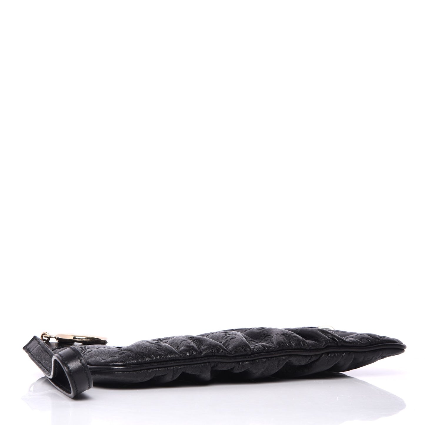 Guccissima Signature New Britt Wristlet Black