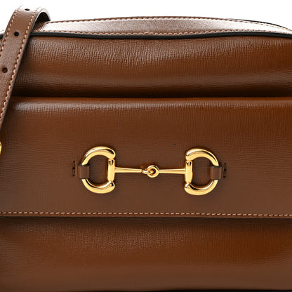 Gucci Azalea Calfskin Small Horsebit 1955 Shoulder Bag Brown Sugar 8 of 11