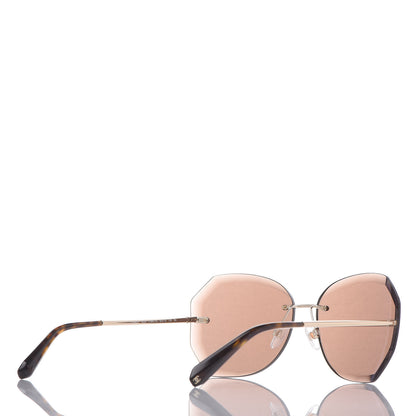 Chanel Metal Spring Round Sunglasses 4220 Gold Brown 4 of 7