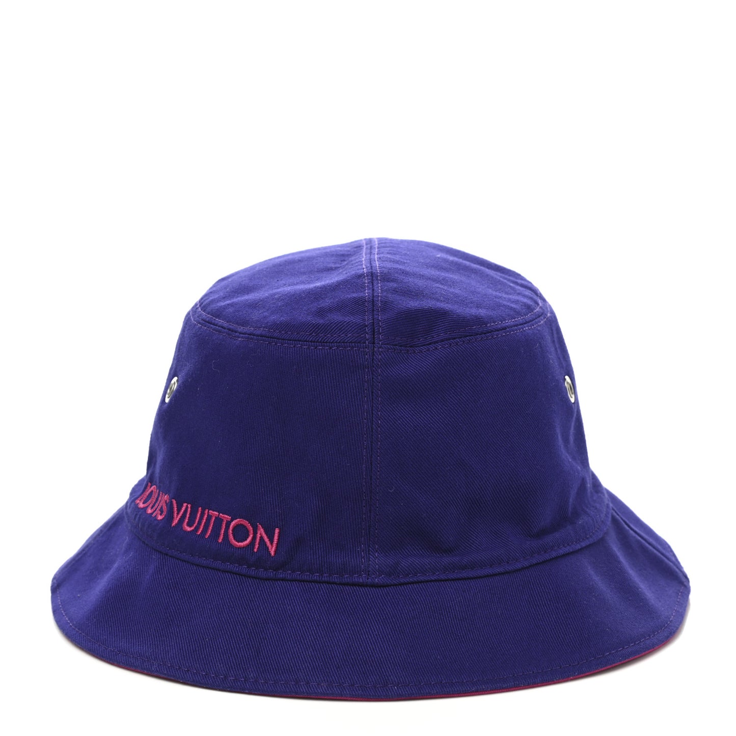 Monogram Illusion Reversible Bucket Hat M Pink Purple