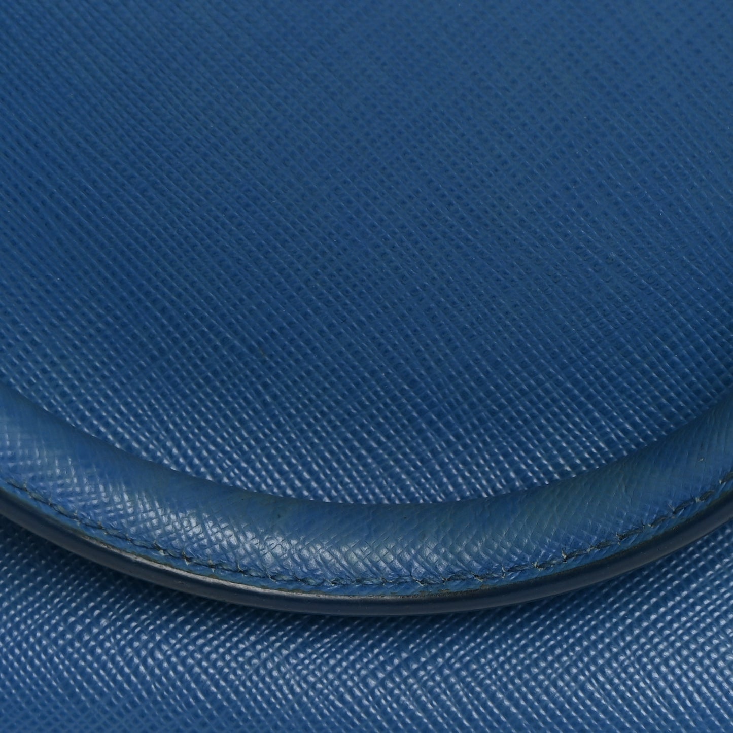 Saffiano Small Galleria Double Zip Tote Azzurro