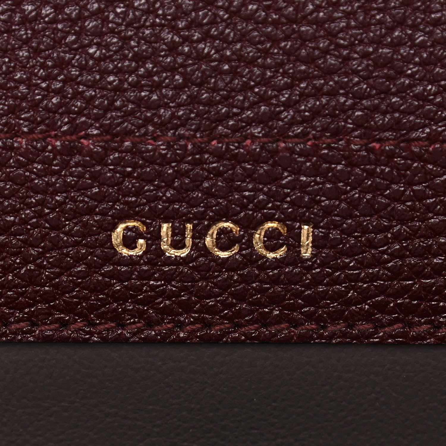Gucci Grainy Calfskin Small Zumi Top Handle Bag Vintage Bordeaux 8 of 12