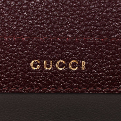 Gucci Grainy Calfskin Small Zumi Top Handle Bag Vintage Bordeaux 8 of 12