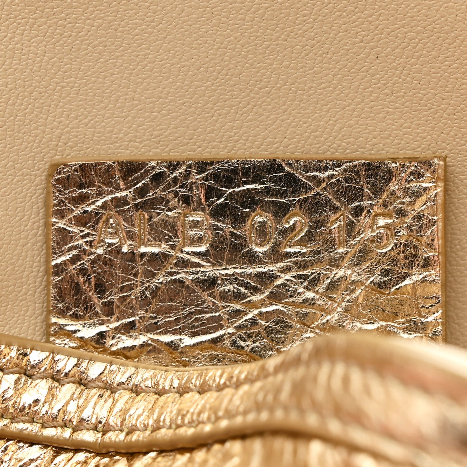 Givenchy Metallic Tumbled Calfskin Nano Voyou Bag Golden Sand