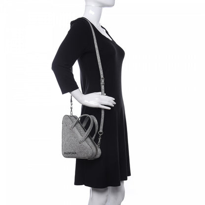 Balenciaga Glitter XS Triangle Chain Duffle Argent 2 of 8